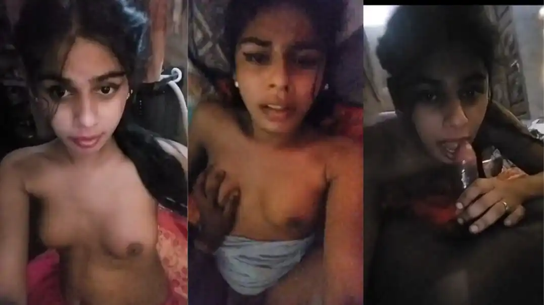 Boobs dabvate huye Bf se Blowjob bhi di