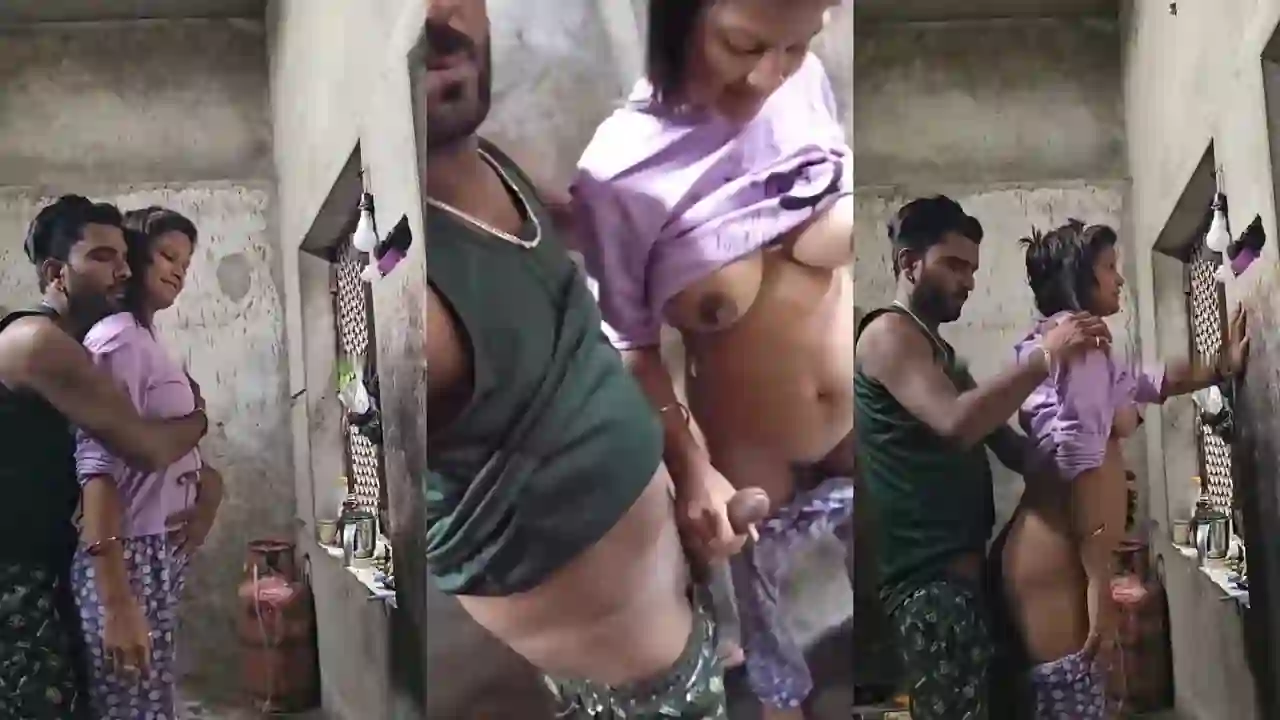 Desi Ladki ne apne gareeb khane mai sex k maje liye