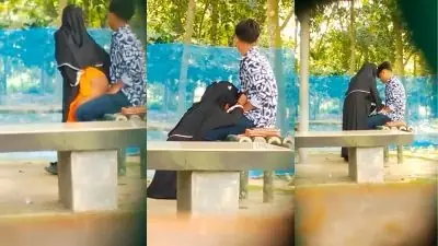 Hijabi Girl Aur Uske Partner Ke Outdoor Romantic Moments